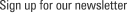 Sign up for our newsletter